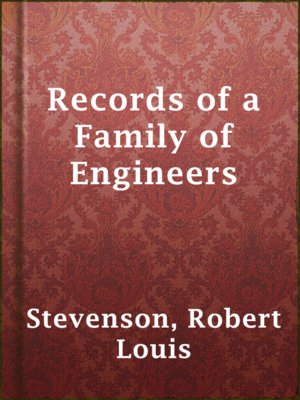 cover image of Records of a Family of Engineers